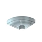 OBO BETTERMANN - RBM 90 140 FT Curva 90° con Connettore Rapido 110x400 Acciaio Zincato a Caldo per Immersione.