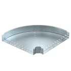 OBO BETTERMANN - RBM 90 160 FT Curva 90° Connettore Rapido 110x600 Acciaio Zincato Caldo Immersione.
