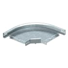 OBO BETTERMANN - Curva 90° connettore orizzontale angolo 35x300 Acciaio zincato in continuo RB 90 330 FS.