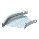 OBO BETTERMANN - Curva 45° connettore orizzontale angolo 35x100 Acciaio zincato in continuo RB 45 310 FS.