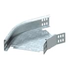 OBO BETTERMANN - Curva 45° connettore orizzontale angolo 60x300 Acciaio zincato in continuo RB 45 630 FS.