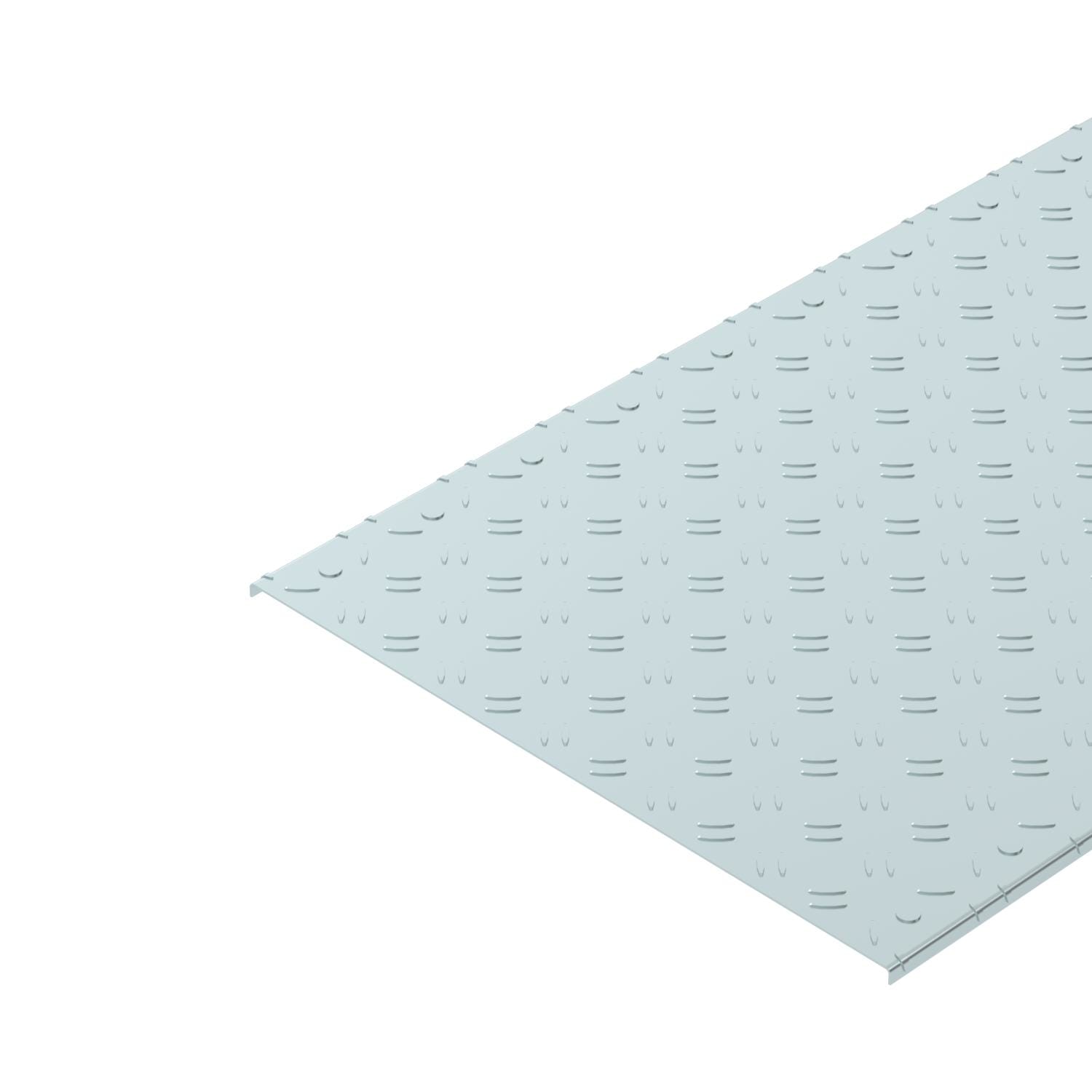 OBO BETTERMANN - DBKR 600 FS coperchio mandorlato per canale calpestabile 600x3000 acciaio zincato in continuo.