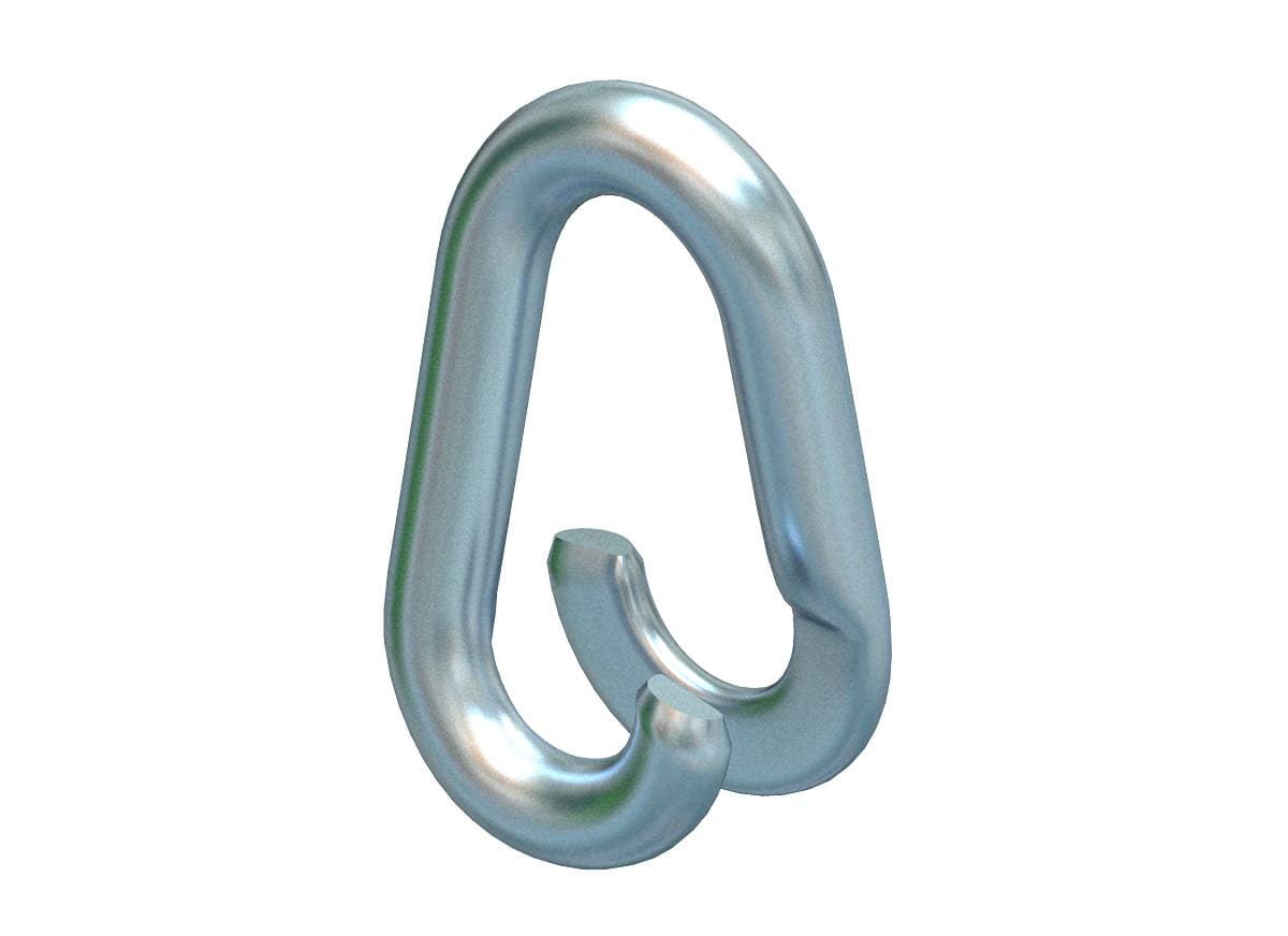 OBO BETTERMANN - Gancio di sicurezza a catena in acciaio zincato galvanicamente per emergenze. 6050375