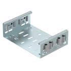 OBO BETTERMANN - FVM 640 DD connettore lineare rapido 60x400 acciaio zincatura nastro Double Dip zinco alluminio.