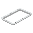 OBO BETTERMANN - Anello di protezione del cavo KSR-925 passaggio pavimento AZ 105x62 Polietilene grigio chiaro.