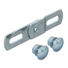 OBO BETTERMANN - Giunto a cerniera per sistema BKK 19x88 in acciaio zincato a nastro Double Dip, zinco/alluminio.