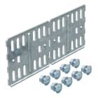 OBO BETTERMANN - Connettore lineare e angolare per passerella orizzontale 85x200 in acciaio zincato continuo.