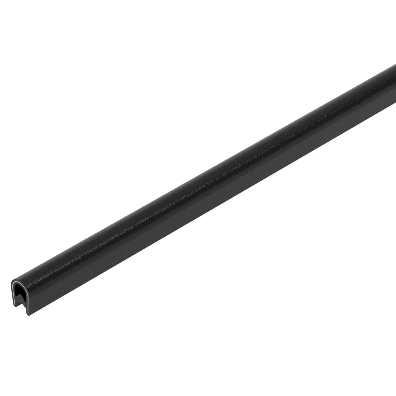 OBO BETTERMANN - Nastro protezione bordi PVC KSB 4 per piastre in Polivinilcloruro nero.