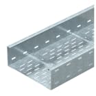 OBO BETTERMANN - Passerella grande portata asolata, pavimento bordato 110x400x6000 in Acciaio zincato continuo WKSG 140 FS.
