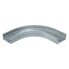 OBO BETTERMANN - Curva 90° per passerella pesante 160x500 in acciaio zincato a caldo per immersione.