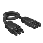 OBO BETTERMANN - Cavo di collegamento 3x2,5mm² WINSTA 8000x27x15 Poliammide nero.