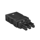 OBO BETTERMANN - Presa 3 poli WINSTA 76x35x15 Poliammide nero BT-WIN 3P SW.