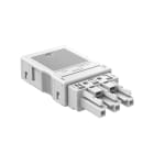 OBO BETTERMANN - Presa 3 poli WINSTA 76x35x15 in Poliammide bianco.