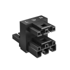 OBO BETTERMANN - Blocco di distribuzione 3 poli, 1I-2O, WINSTA 51x30x33 Poliammide nero.