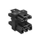 OBO BETTERMANN - Blocco di distribuzione 3 poli, 1I-3O, WINSTA 46x30x33 Poliammide nero.