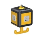 OBO BETTERMANN - VH-4 4SD HoverCube IP20 con maniglia, equipagg. 140x140x252 in Poliammide nero grafite RAL 9011.