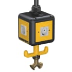 OBO BETTERMANN - HoverCube VH-4L 4SD IP20, aria, maniglia, equipagg 140x140x1100 Poliammide nero grafite RAL 9011.