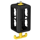 OBO BETTERMANN - VH-8 HoverCube IP20, maniglia, vuoto 140x140x352 in Poliammide nero grafite RAL 9011.