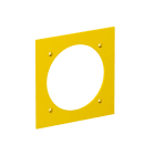OBO BETTERMANN - VH-P3 Coperchio CEE 95x95mm Poliammide Giallo Navone RAL 1021.