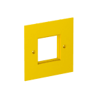 OBO BETTERMANN - Coperchio modulo 45 95x95mm Poliammide giallo navone RAL 1021 VH-P4.