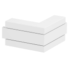 OBO BETTERMANN - Angolo esterno in alluminio rigido 53x100x175 bianco RAL 9010.