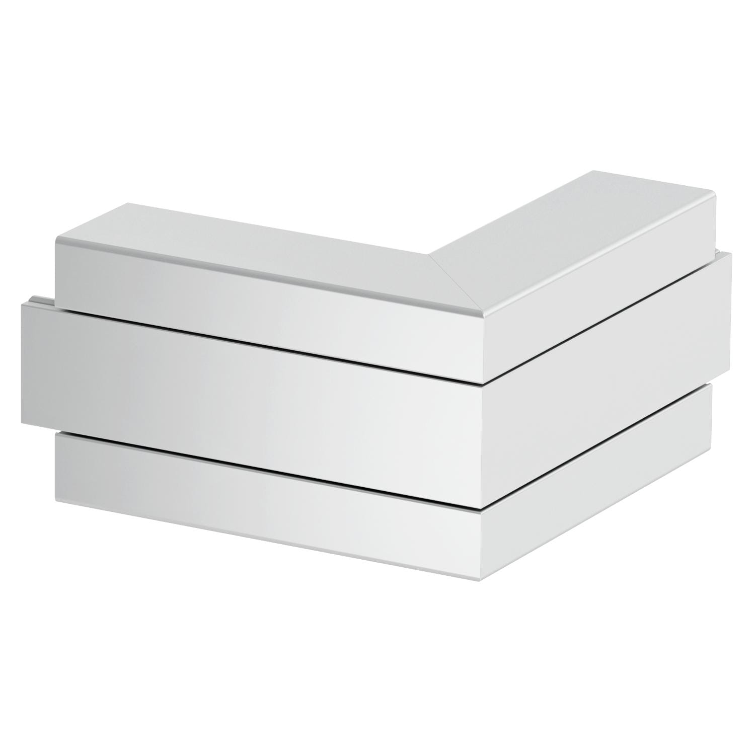 OBO BETTERMANN - Angolo esterno in alluminio rigido 53x100x175 anodizzato.