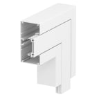 OBO BETTERMANN - Curva piana in alluminio rigido 53x100x175 bianco RAL 9010.