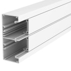 OBO BETTERMANN - Canale porta apparecchi Rapid 45-2, 2 scomparti, alu 53x130x2000 Alluminio bianco RAL 9010.