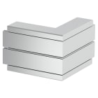 OBO BETTERMANN - Angolo esterno in alluminio, forma rigida 53x130x175 anodizzato.