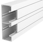 OBO BETTERMANN - Canale porta apparecchi Rapid 45-2, 2 scomparti, alu 53x165x2000 Alluminio bianco RAL 9010.