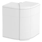 OBO BETTERMANN - Angolo esterno variabile 110x88x88 in Policarbonato/acrilnitrile butadiene stirolo bianco RAL 9010.