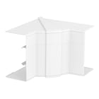 OBO BETTERMANN - Angolo interno variabile 110x145x145 in Policarbonato/acrilnitrile butadiene stirolo bianco RAL 9010.