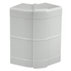 OBO BETTERMANN - Angolo esterno variabile 140x88x88 in Policarbonato/acrilnitrile butadiene stirolo grigio chiaro RAL 7035.