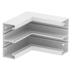 OBO BETTERMANN - Angolo interno forma rigida 175x175x130 in Polivinilcloruro bianco RAL 9010.