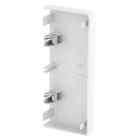 OBO BETTERMANN - Elemento terminale per Rapid 45-2 130 136x56x22 in Policarbonato/acrilnitrile butadiene stirolo bianco RAL 9010 GK-E53130RW.