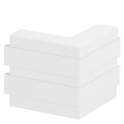 OBO BETTERMANN - Angolo esterno forma rigida 190x190x165 in Polivinilcloruro bianco RAL 9010.
