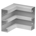 OBO BETTERMANN - Angolo interno forma rigida 175x175x165 Polivinilcloruro grigio chiaro RAL 7035 GK-IS53165LGR.