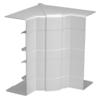 OBO BETTERMANN - Angolo interno variabile 175x145x145 in Policarbonato/acrilnitrile butadiene stirolo bianco RAL 9010.