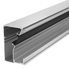 OBO BETTERMANN - Canale da parete design 114x140x2000 in alluminio anodizzato senza coperchio.