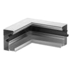 OBO BETTERMANN - Angolo interno, canale design senza coperchio 114x140x300 alluminio anodizzato.