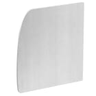 OBO BETTERMANN - Gad Er Soft Terminale Canale Design Dx 126x140x37 Alluminio Anodizzato.