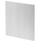 OBO BETTERMANN - Terminale canale design, sx style 125x140x37 alluminio anodizzato.