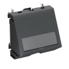 OBO BETTERMANN - Uscita cavo con scarico trazione 45x45mm in policarbonato nero-grigio RAL 7021.