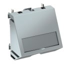 OBO BETTERMANN - Uscita cavo con scarico trazione 45x45mm in policarbonato e alluminio laccato.