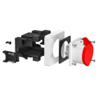 OBO BETTERMANN - Scatola con presa CEE 32A 118x98x125 in Poliammide nero grafite RAL 9011.