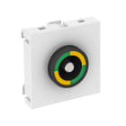 OBO BETTERMANN - Presa equipotenziale 45x45mm in policarbonato bianco RAL 9010. 6120003