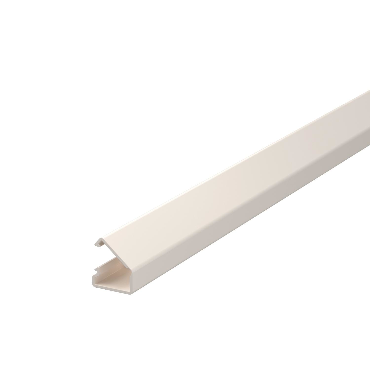 OBO BETTERMANN - Mini canalina autoadesiva e coperchio incernierato 7x12,5x2000 Polivinilcloruro bianco crema RAL 9001.
