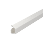 OBO BETTERMANN - Mini canalina autoadesiva e coperchio incernierato 12x12x2000 Polivinilcloruro bianco RAL 9010.