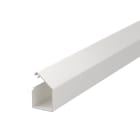 OBO BETTERMANN - Mini canalina autoadesiva e coperchio incernierato 17x17x2000 Polivinilcloruro bianco RAL 9010.