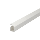 OBO BETTERMANN - Mini canalina autoadesiva e coperchio incernierato 12x12x2000 in Polivinilcloruro bianco RAL 9010.